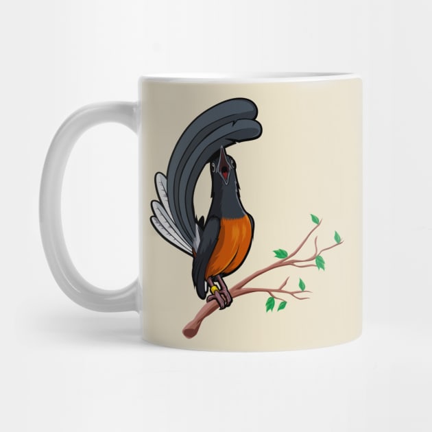 Exotic Magpie Unique Bird Graphic Tee for Nature Lovers by Urbanprint